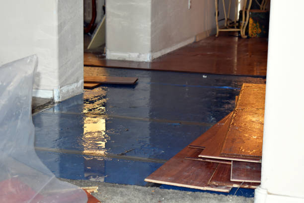 Professional Burst Pipe Cleanup technician working in Great River, NY